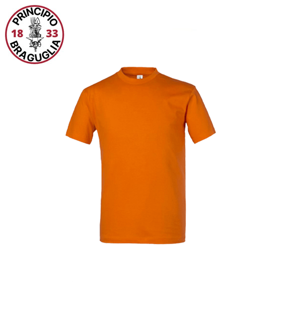T-shirt Uomo Donna Scollo A V Mezza Manica In Jersey Di Cotone Bielastico
